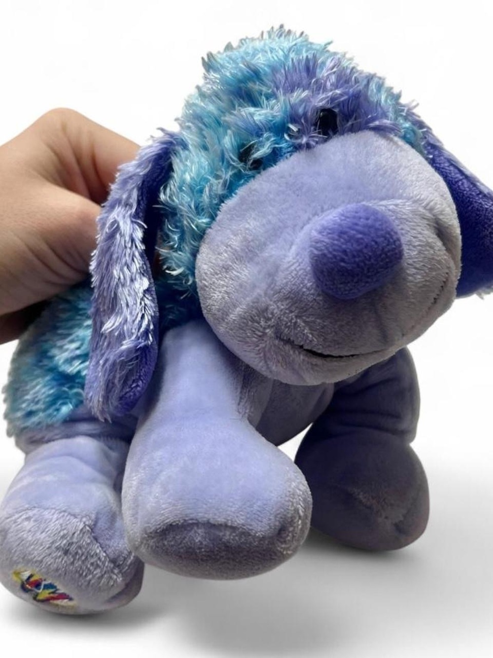 Webkinz RARE RETIRED blueberry cheeky dog plush toy stuffed animal no code y2k